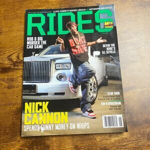 Rides Magazine June 2007 Nick Cannon Slim Thug Kim K Rob &Big